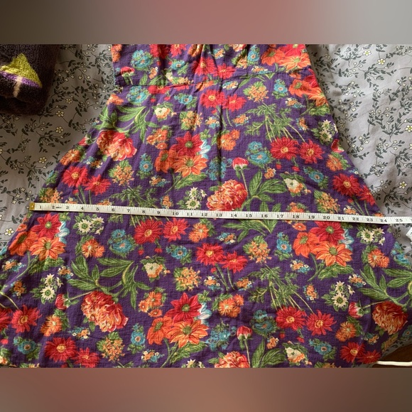 Vintage Lizsport purple Floral dress - Picture 6 of 8